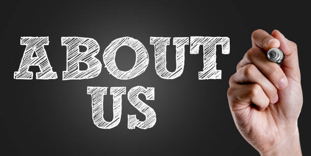 About Us sign